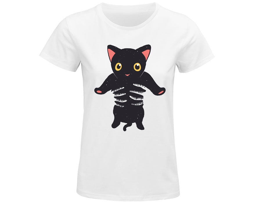 Tee-Shirt Femme " Chaton Noir "