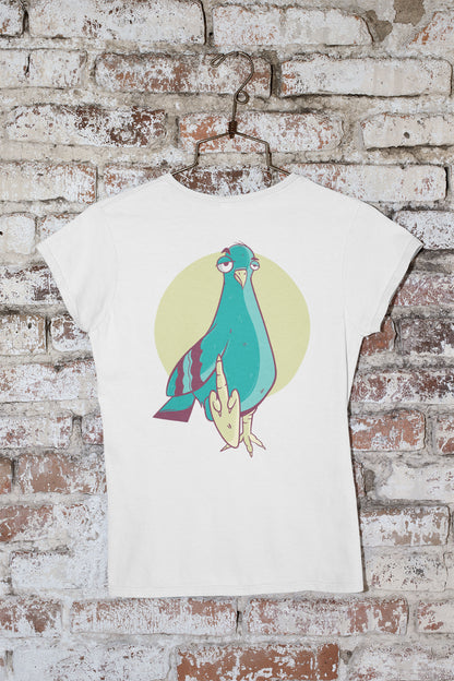 Tee-Shirt Femme " Funny Pigeon "