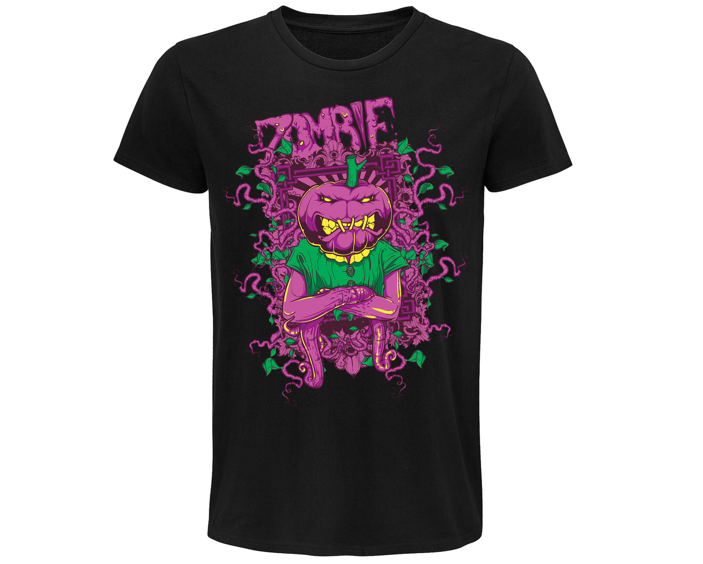 Tee-Shirt Homme " Citrouille-Zombie "