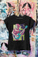 Tee-Shirt Animé Fille Guitare