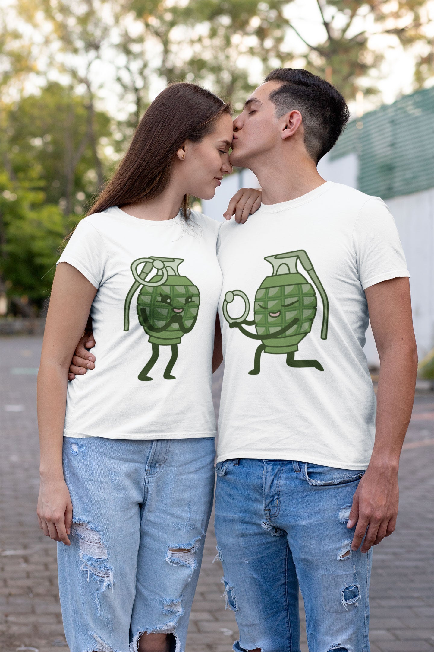 Tee-Shirt  " Couple grenade "