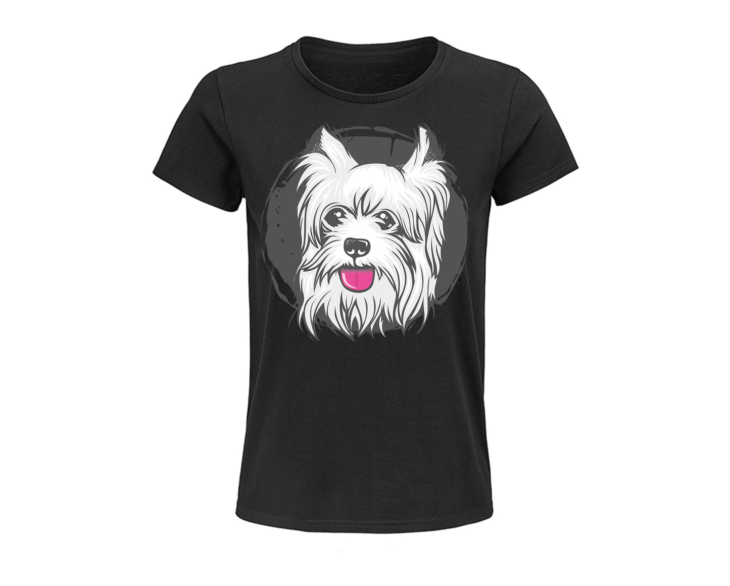 Tee-Shirt Femme " Bichon Blanc "