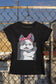 Tee-Shirt Femme " Bulldog Bras D'Honneur "