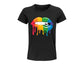 Tee-Shirt Femme " Lèvres LGBT "