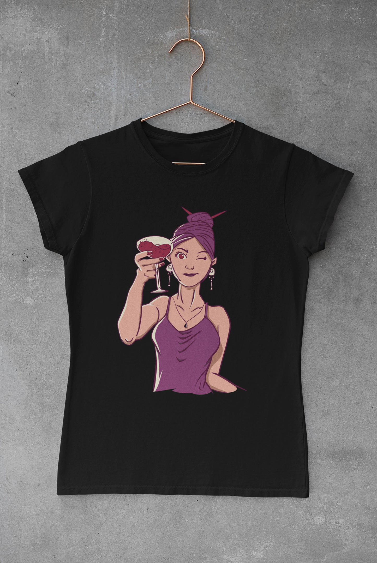 Tee-Shirt Femme " Porte un toast "