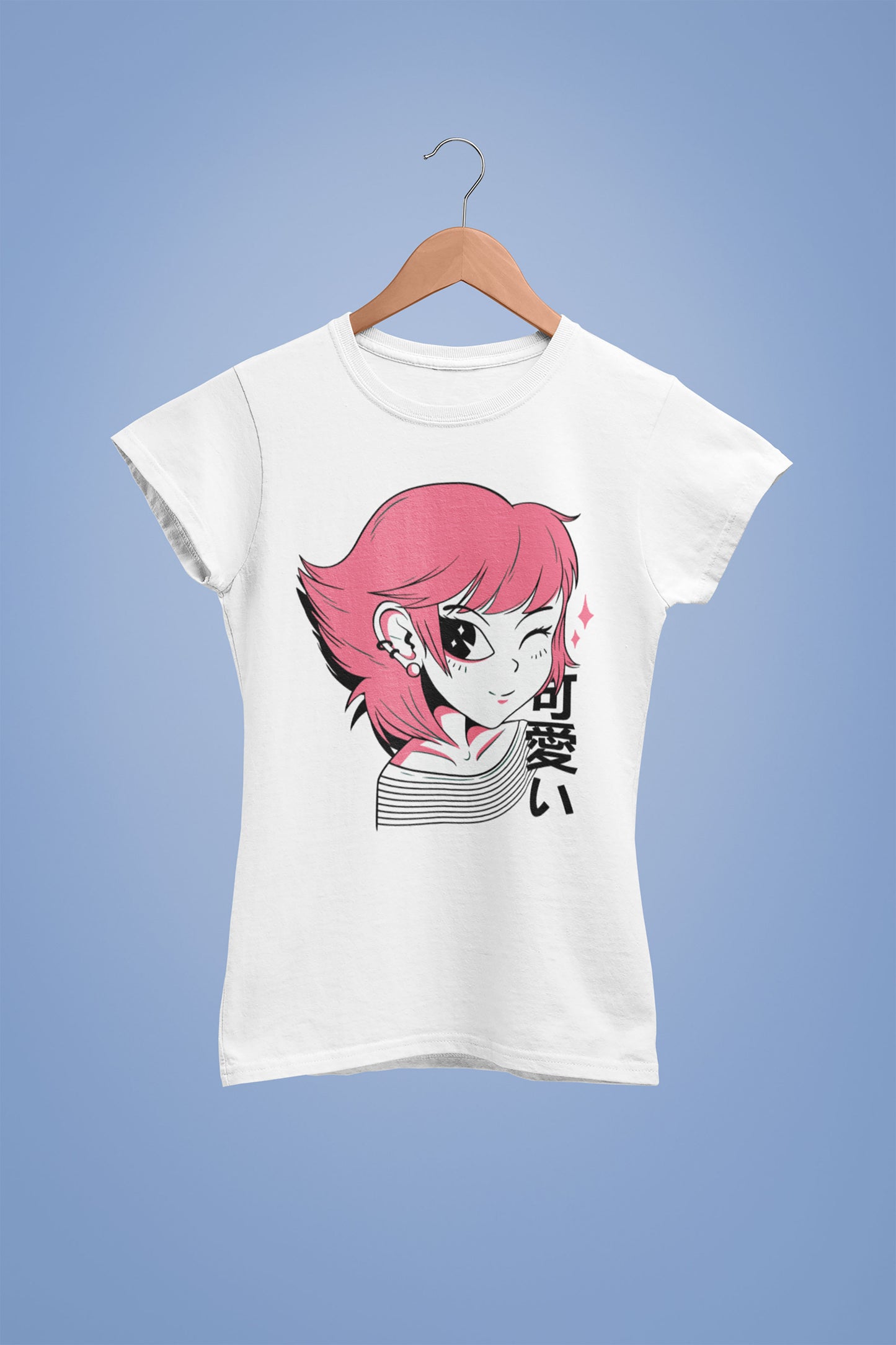 Tee-Shirt Femme Animé Kawaii Girl